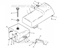 ASIENTO Y TANQUE DE GAS WIDETRAK GT 0962061 and EUROPEAN WIDETRAK GT E962061 (4931623162A006)