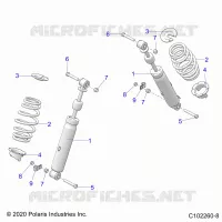 SUSPENSION, CHOQUE FRONTAL