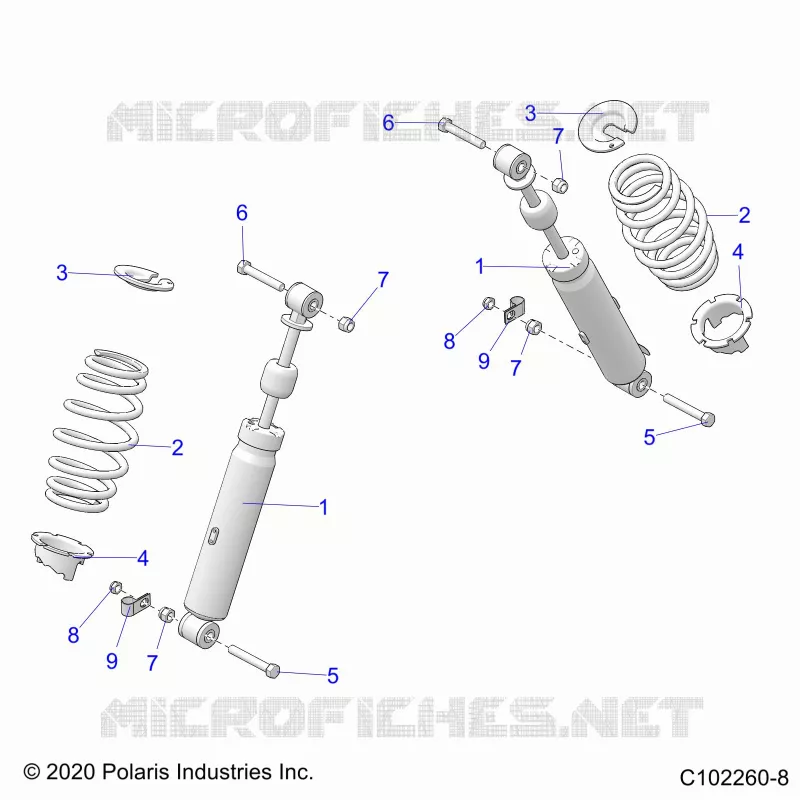 SUSPENSION, CHOQUE FRONTAL
