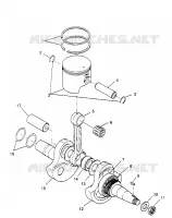 CIGUEÑAL AND PISTÓN  2X4 300 W957530 (4930053005C008)