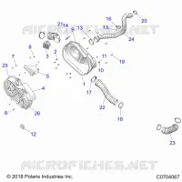 DRIVE TRAIN, TAPA DEL EMBRAGUE AND DUCTING