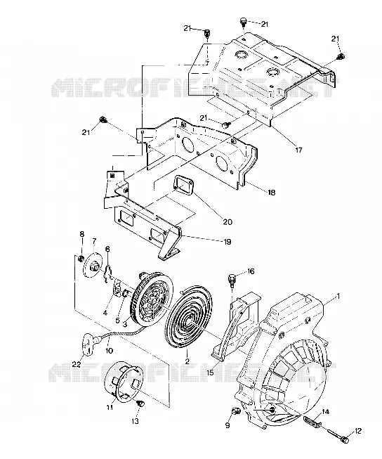 ARRANQUE DE RETROCESO AND VENTILADOR CAJA Sprint E/S (4915431543030A)