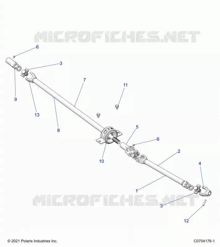 TREN, FRONT PROP SHAFT