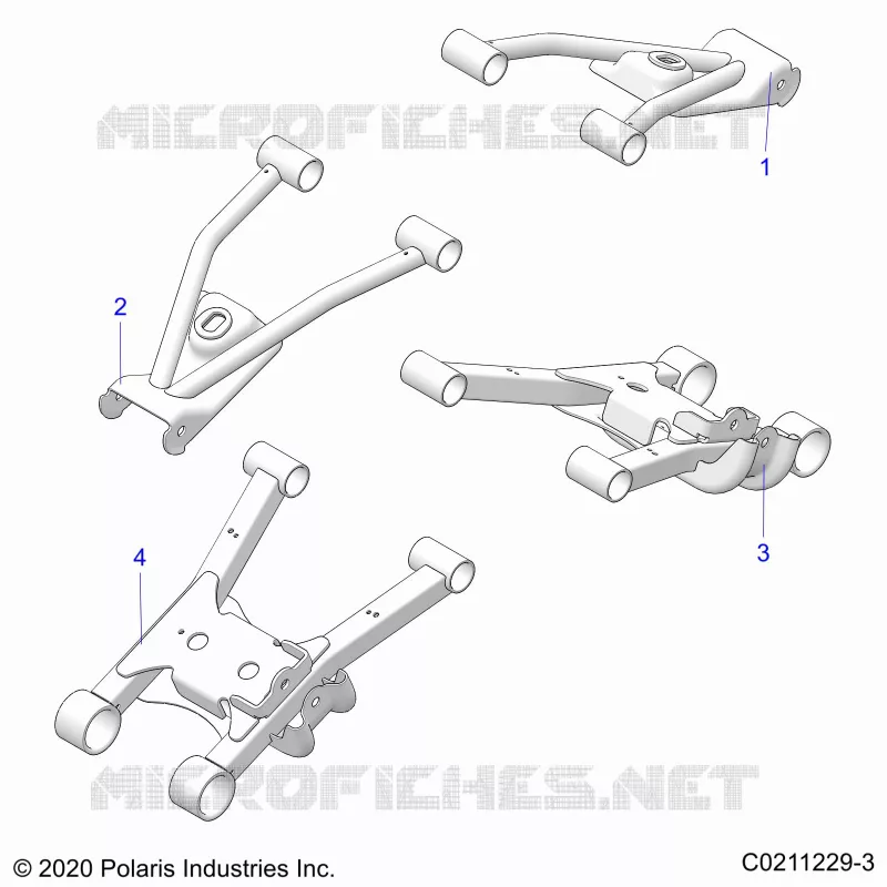 SUSPENSION TRASERA CONTROL ARMS