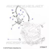 TREN, MAIN GEARCASE MOUNTING
