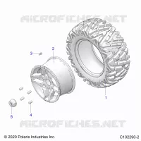 RUEDAS, REAR TIRE