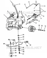 MONTAJE DEL MOTOR LITE 0943433 and  LITE DELUXE 0943431 (4924992499025A)