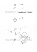 MOTOR, CARBURADOR BRACKET