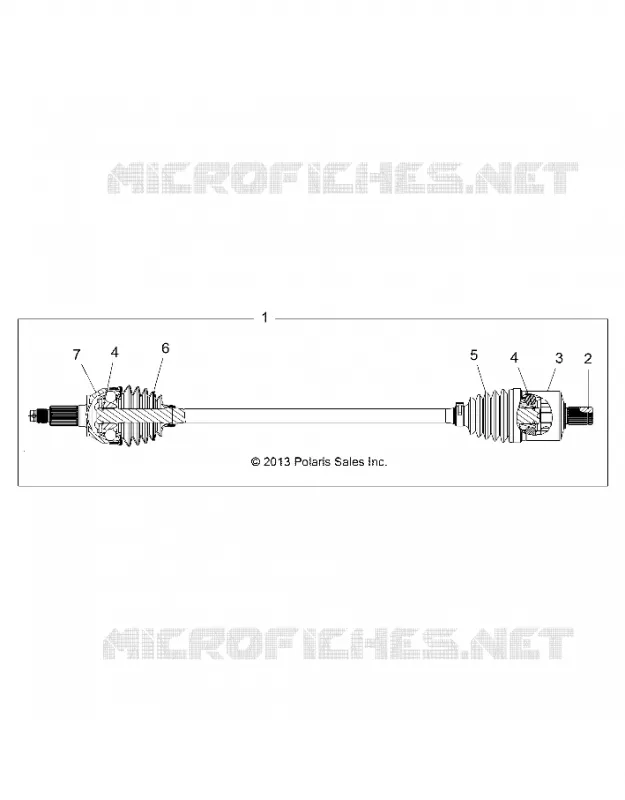 TREN, FRONT HALF SHAFT