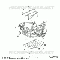 CHASSIS, MARCO PRINCIPAL AND SKID PLATES