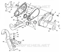 tapa del embrague Scrambler 400 W98BC38C (4947254725C006)