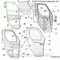 PUERTAS, WNDW STD, FRONT, FULL CRANK