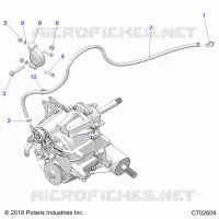 TREN, MAIN GEARCASE MOUNTING- Z21CHA57K2 (C702609)