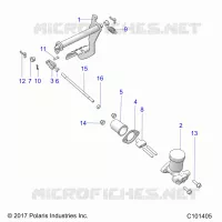 BRAKES, PEDAL AND CILINDRO MAESTRO MOUNTING