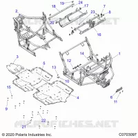 CHASSIS, MAIN FRAME AND ESQUÃD PLATES