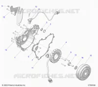 ENGINE, STATOR AND FLYRUEDA