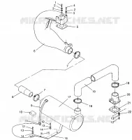 SISTEMA DE ESCAPE SLX 780 B954287 (4933953395B005)