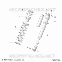 SUSPENSION, CHOQUE FRONTAL MOUNTING, STANDARD/PREMIUM