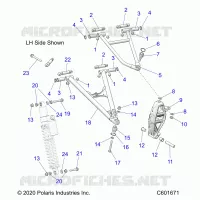 SUSPENSION, CONTROL ARMS, SPINDLE, IFS CHOQUE MNTG