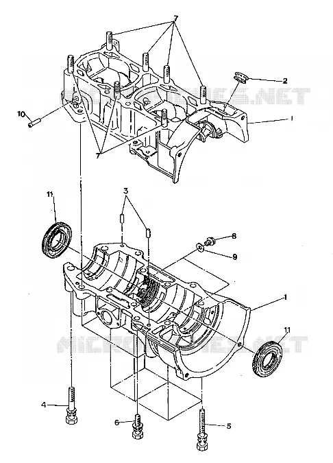 CAJA DEL CIGÜEÑAL ASSEMBLY 400 XC (4920122012027A)