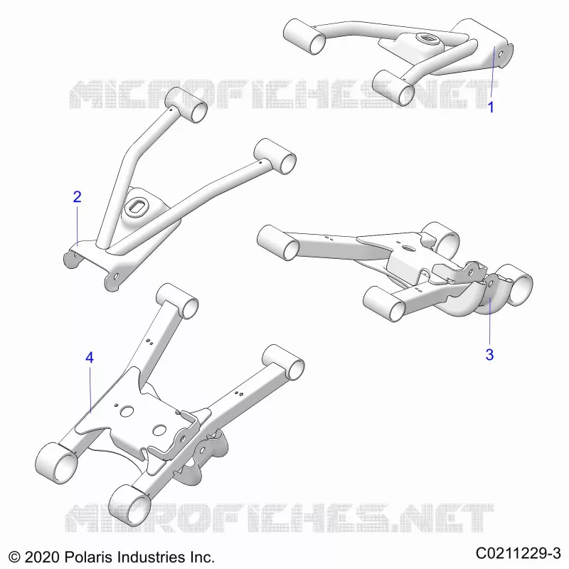 SUSPENSION TRASERA CONTROL ARMS