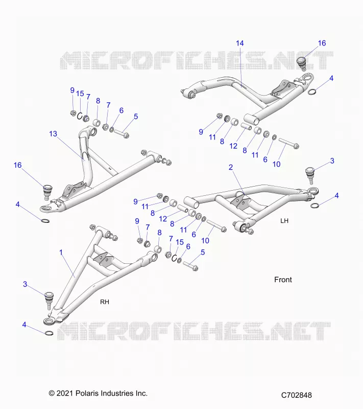 SUSPENSIÃ“N DELANTERA CONTROL ARMS
