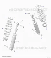 SUSPENSION TRASERA SHOCK AND MOUNTING