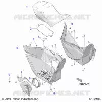 ASIENTO AND FOOTWELLS