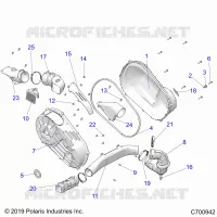 TREN, CLUTCH COVER AND DUCTING