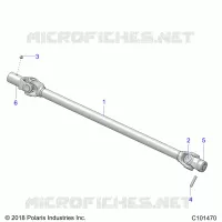 TREN, PROP SHAFT, FRONT