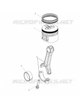 ENGINE, CONNECTING ROD AND PISTON SET