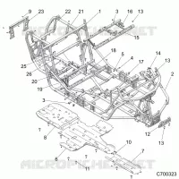 CHASSIS, MAIN FRAME AND ESQUÃD PLATES
