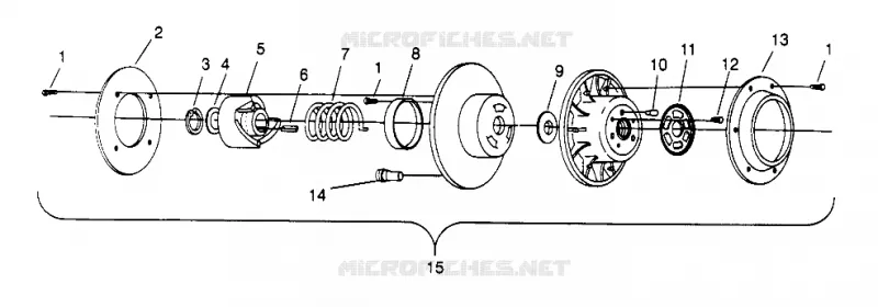 accionado de embrague 500 EFI 0963774 and EUROPEAN 500 EFI E963774 (4936183618C001)