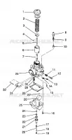 CARBURADOR 440 / 0930760 and 440 SKS / 0930560 (4922932293032A)