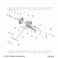 SUSPENSION, TRASERO ARM PAR