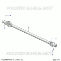 TREN, PROP SHAFT, FRONT
