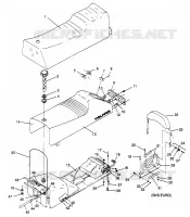 ASIENTO Y tanque de gas ASAMBLEA 500 EFI SKS 0962574, 500 EFI RMK 0962974, and EU (4931983198A007)