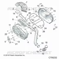 TREN, CLUTCH COVER AND DUCTING