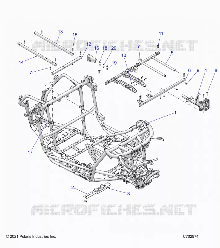 CHASSIS, MAIN BASTIDOR