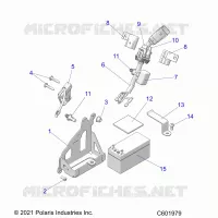 ELECTRICA, BATTERY, MANUAL START POWER UP COMPONENTS