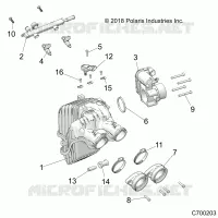 ENGINE, INTAKE AND CUERPO DE MARIPOSA