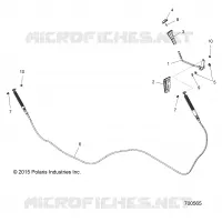 TREN, SHIFT LEVER AND CABLE