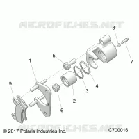 FRENO TRASERO CALIPER
