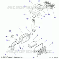ENGINE, TOMA DE AIRE SYSTEM
