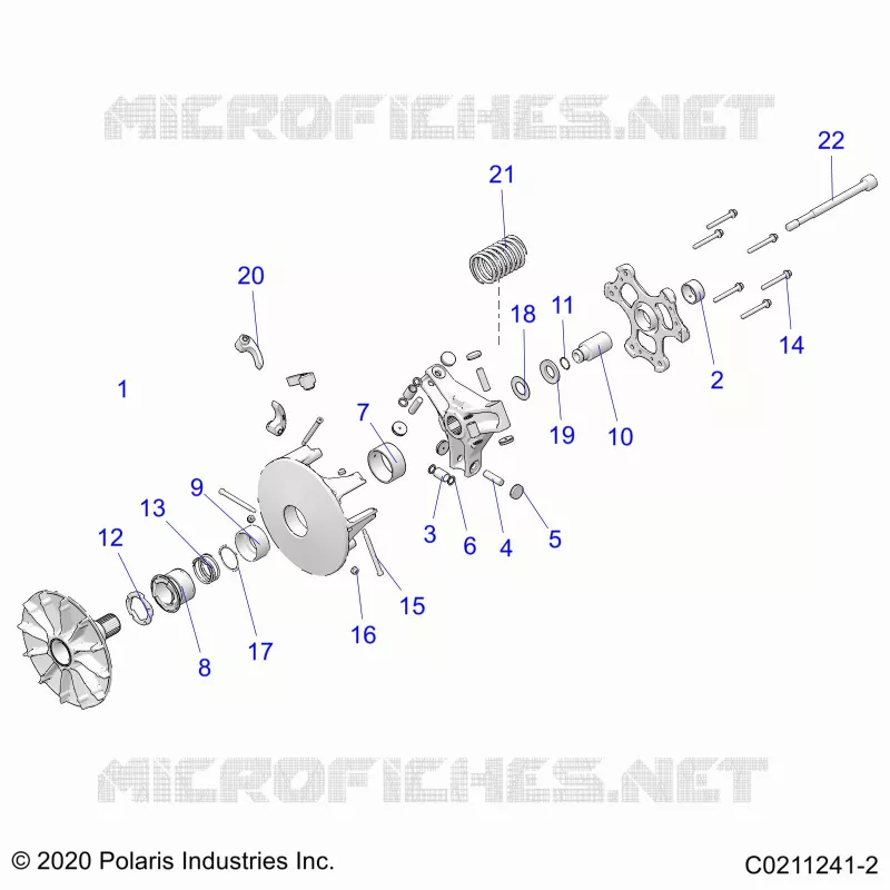 TREN, PRIMARY CLUTCH