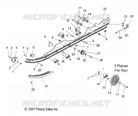 SUSPENSION, montaje en carril