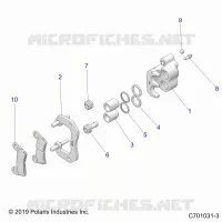 BRAKES, PINZA TRASERA