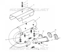 SISTEMA DE ESCAPE LITE GT 0953133 and  EUROPEAN LITE GT E953133 (4928922892B014)