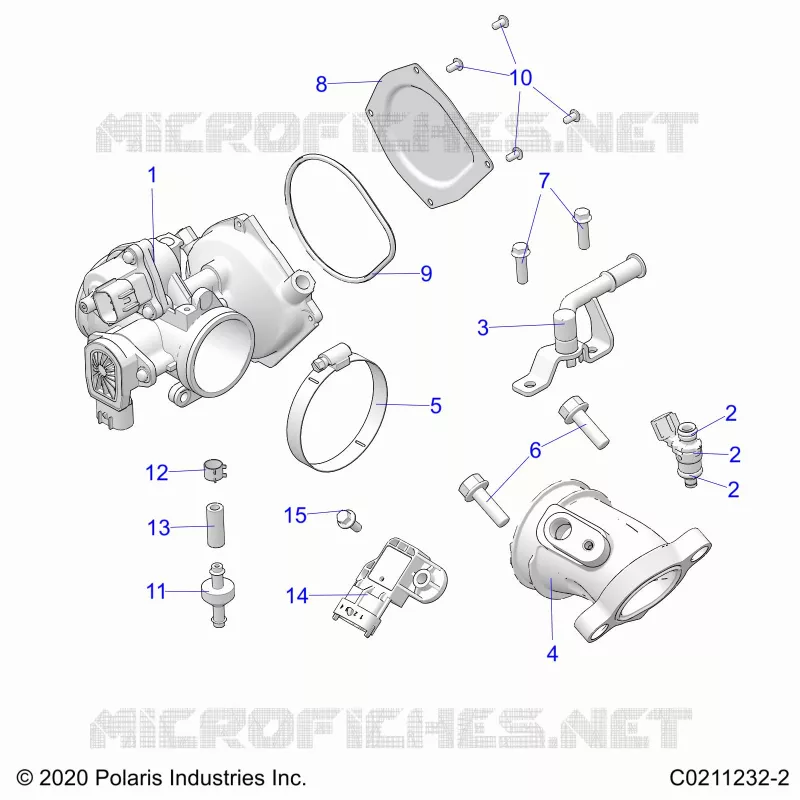 ENGINE, CUERPO DE MARIPOSA AND FUEL RAIL