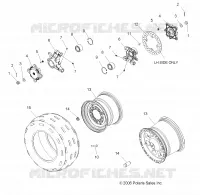 RUEDA TRASERA and FRENO DISK/HUBS/BEARING CARRIERS